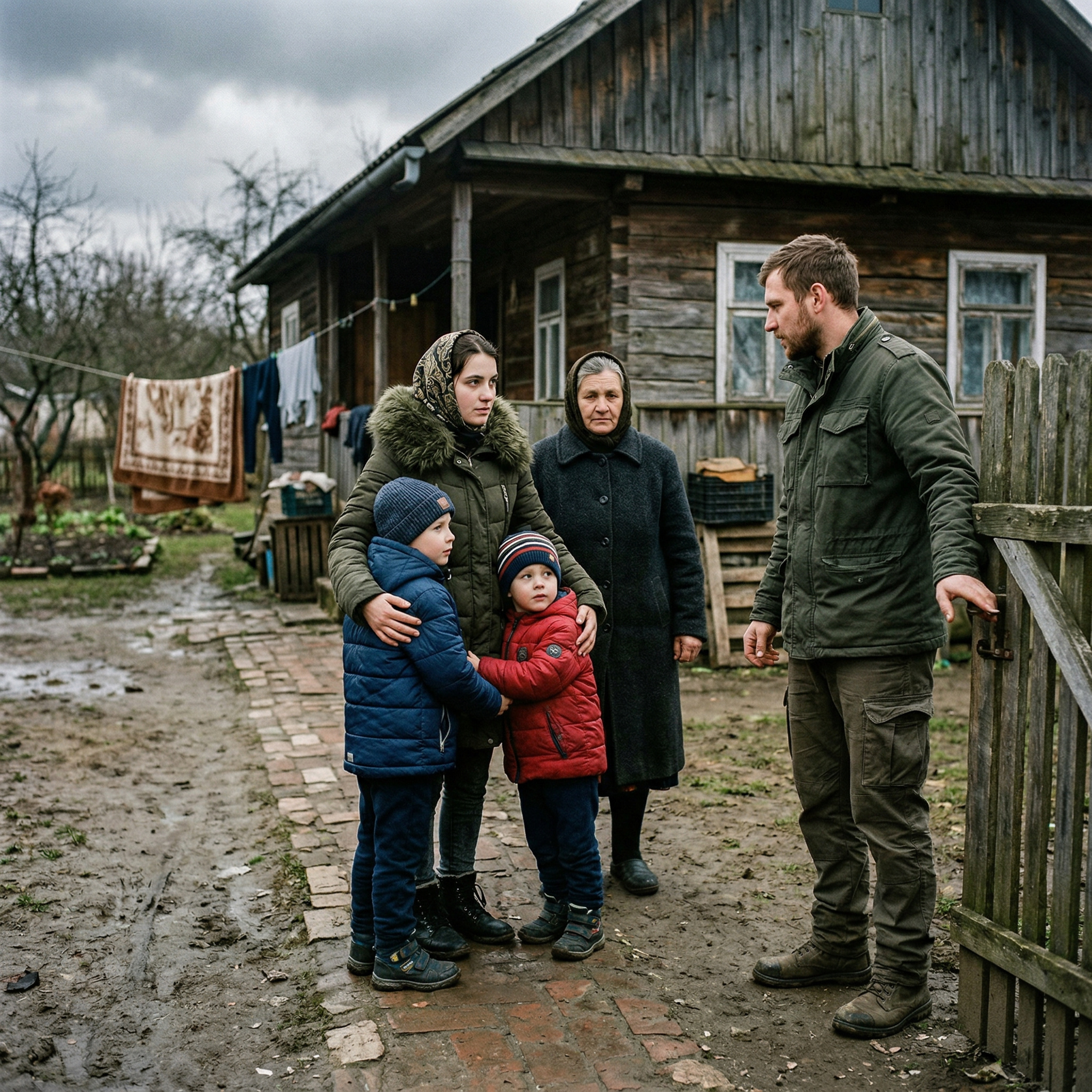 — Я не дозволю цього, — повторив чоловік, і його голос прозвучав так твердо, що навіть вітер, здавалось, завмер.