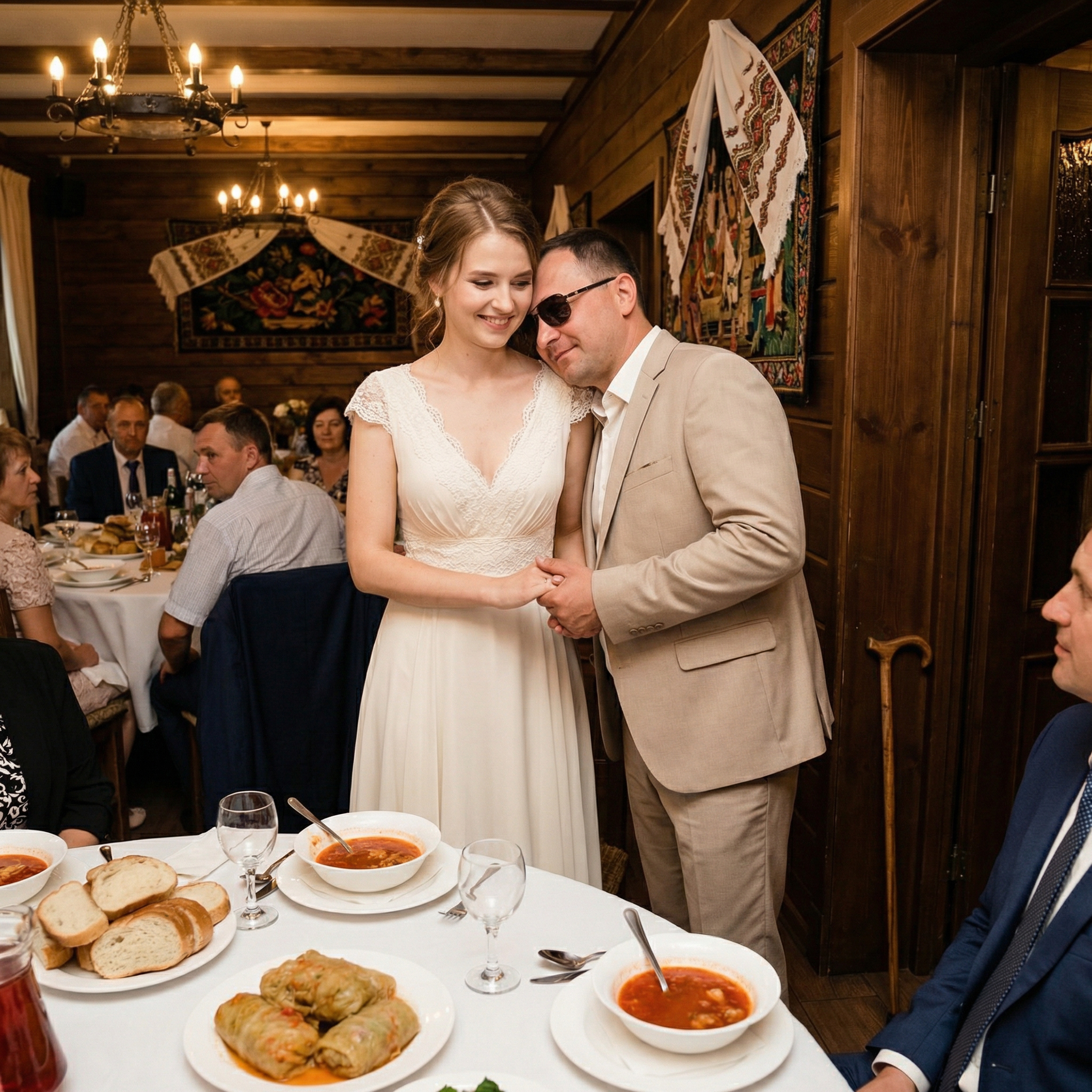 Коли ми з Ігорем увійшли до зали, всі гості завмерли. Я відчувала на собі десятки поглядів — хтось із цікавістю, хтось із жалем, хтось із нерозумінням.