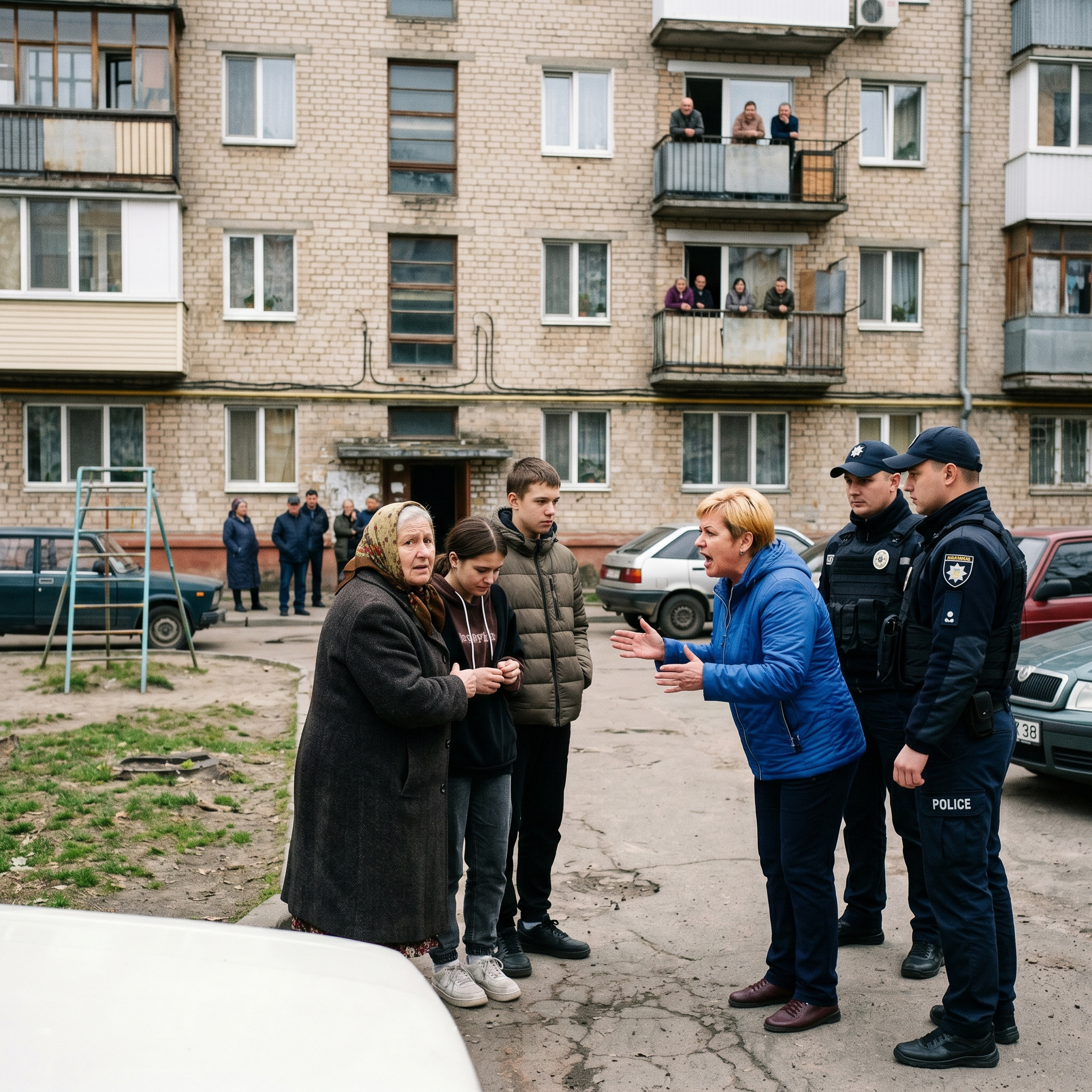 Донька залишила мені двох дітей “на вихідні” — і зникла на п’ятнадцять років. Учора вона повернулася з поліцією й закричала на весь двір: — Вона їх викрала!