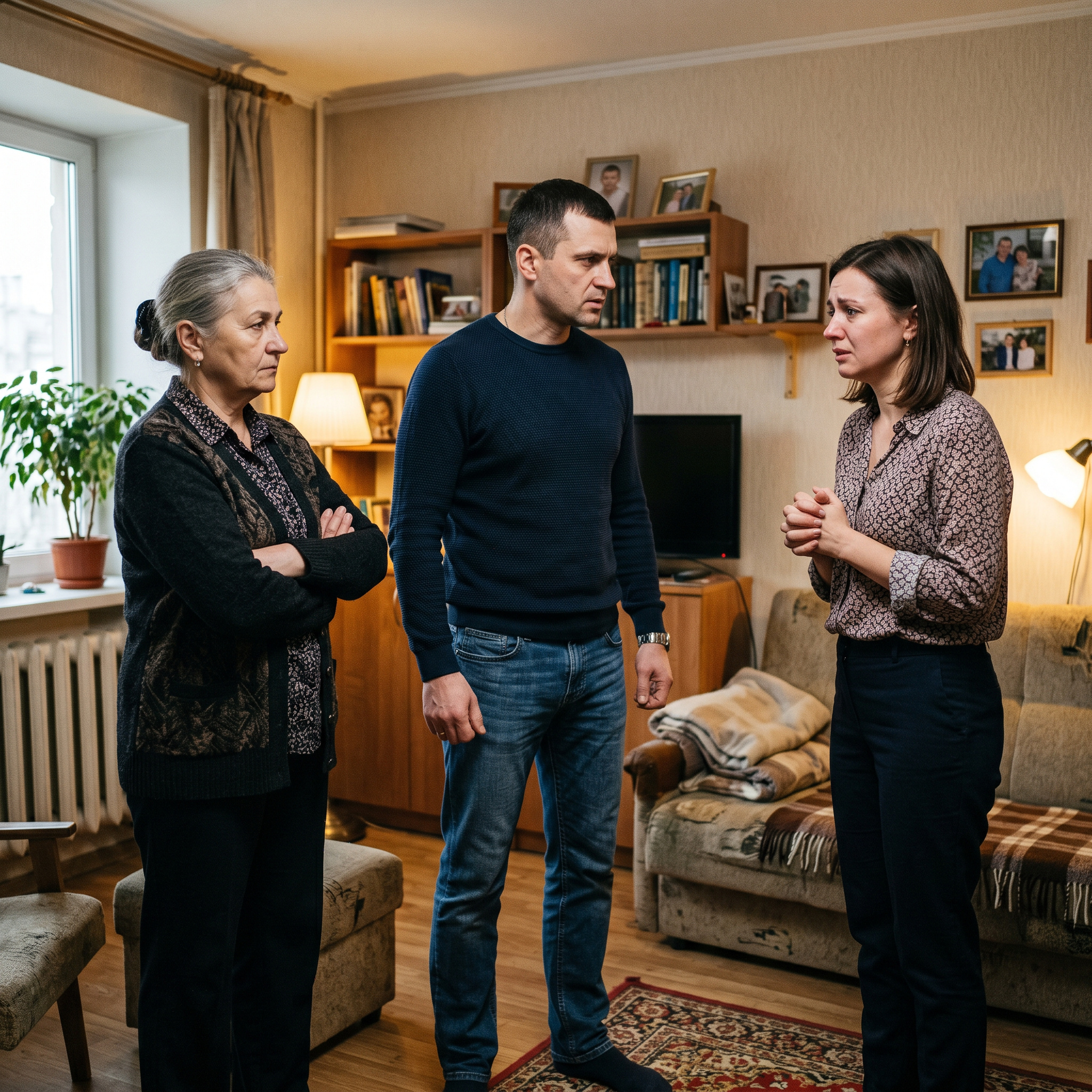 Ламайте двері, це квартира сина, — кричала свекруха, стоячи з чоловіком і дівером біля моїх двеpi