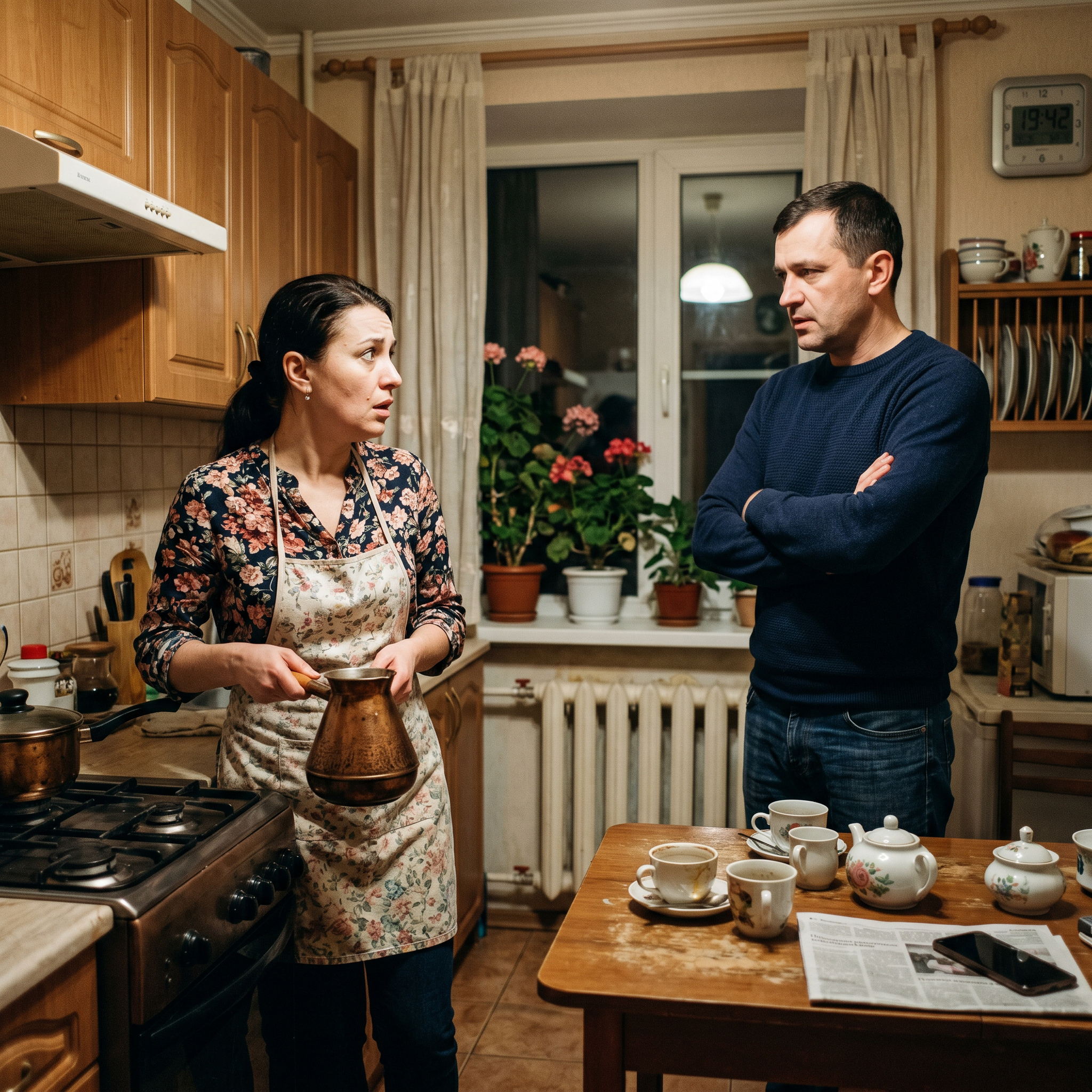 — Або моя мама переїжджає до нашої гостьової кімнати наступного тижня, або нам доведеться жити окремо. Я не буду обирати між тобою та моєю мамою, Олено. Просто прийми це як факт. Олена завмерла з важким мідним кавником у руці. Крапля гарячої кави впала на білосніжну скатертину й миттєво розтеклася темною плямою, схожою на чорнильну кляксу. На столі чекали свого часу хрусткі круасани з тієї самої французької пекарні на іншому кінці міста, за якими вона їхала ще вдосвіта. Яйця Бенедикт повільно остигали на порцелянових тарілках, вкриваючись ледь помітною плівкою. Свічки все ще горіли — вона запалила їх хвилин десять тому, коли почула, як Денис вимкнув воду у душі, сподіваючись на ідеальний святковий ранок…