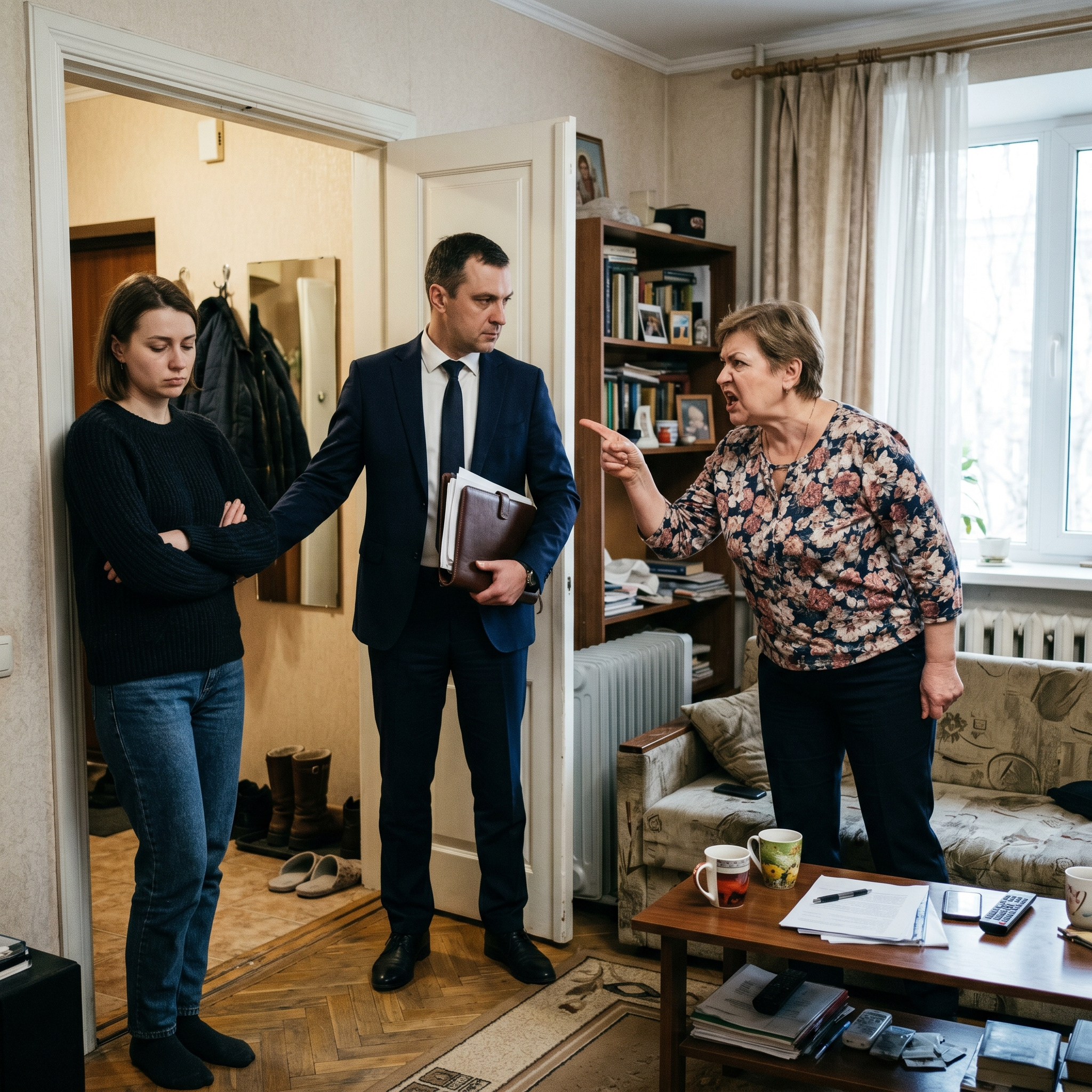 — У цій квартирі ти ніхто! — заверещала свекруха. Але за хвилину прийшов адвокат.