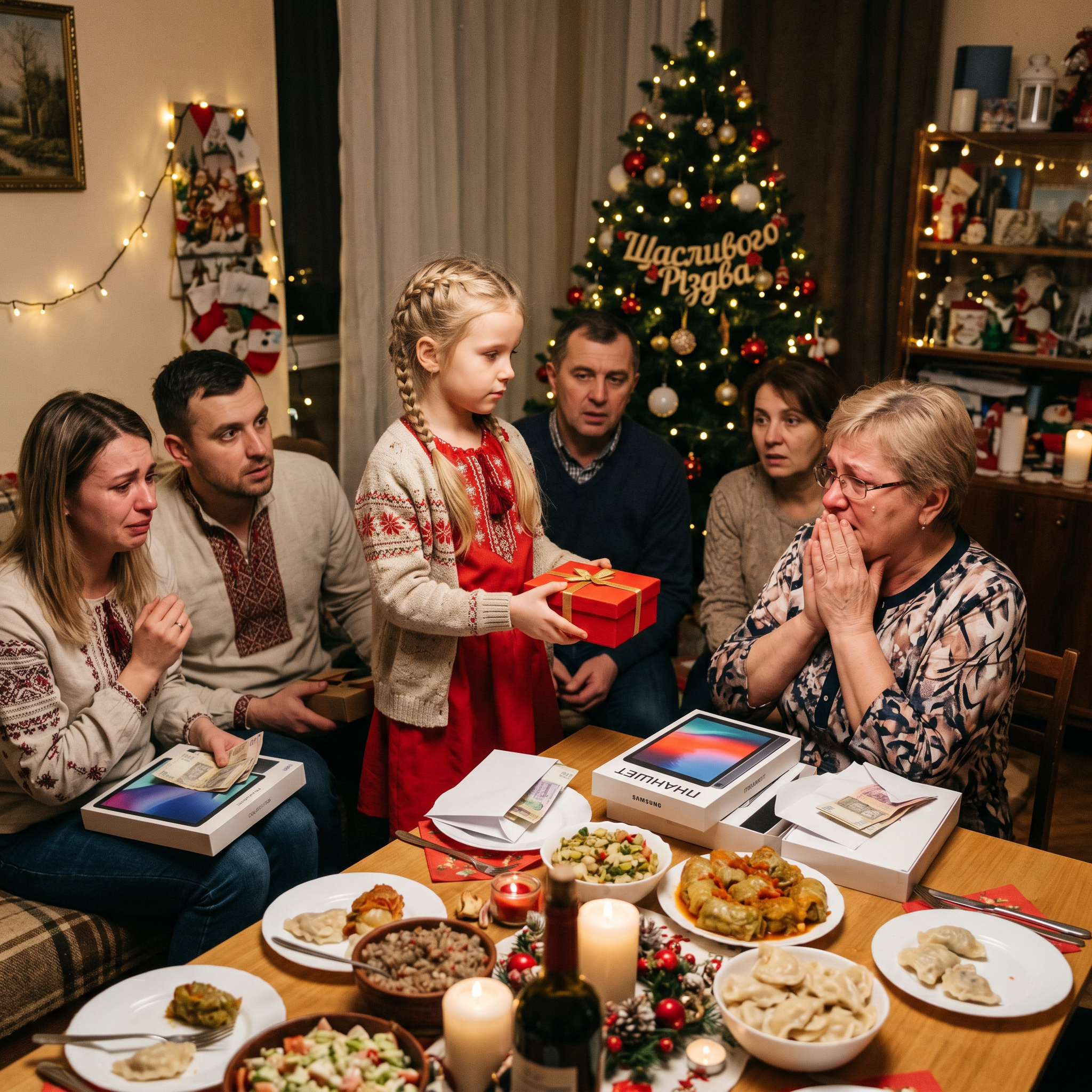 Червона коробка для бабусі