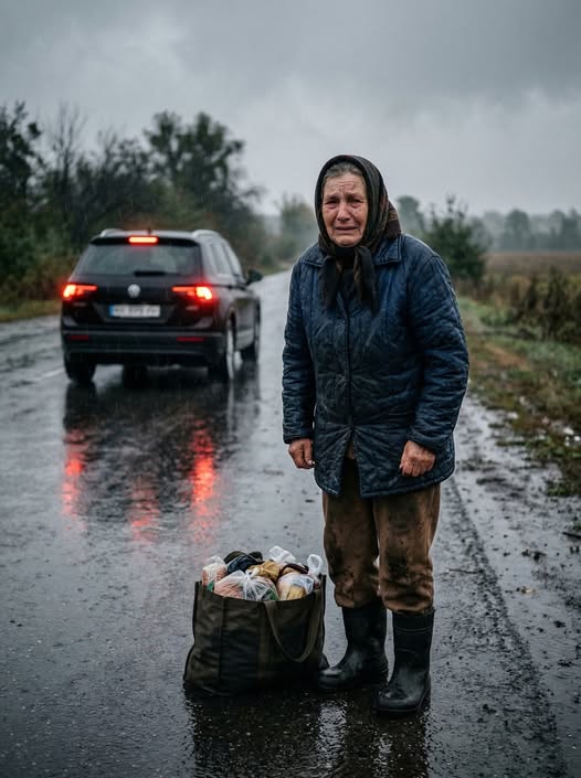 Дверцята дорогого позашляховика відчинилися, і в салон увірвався крижаний вітер з дощем.